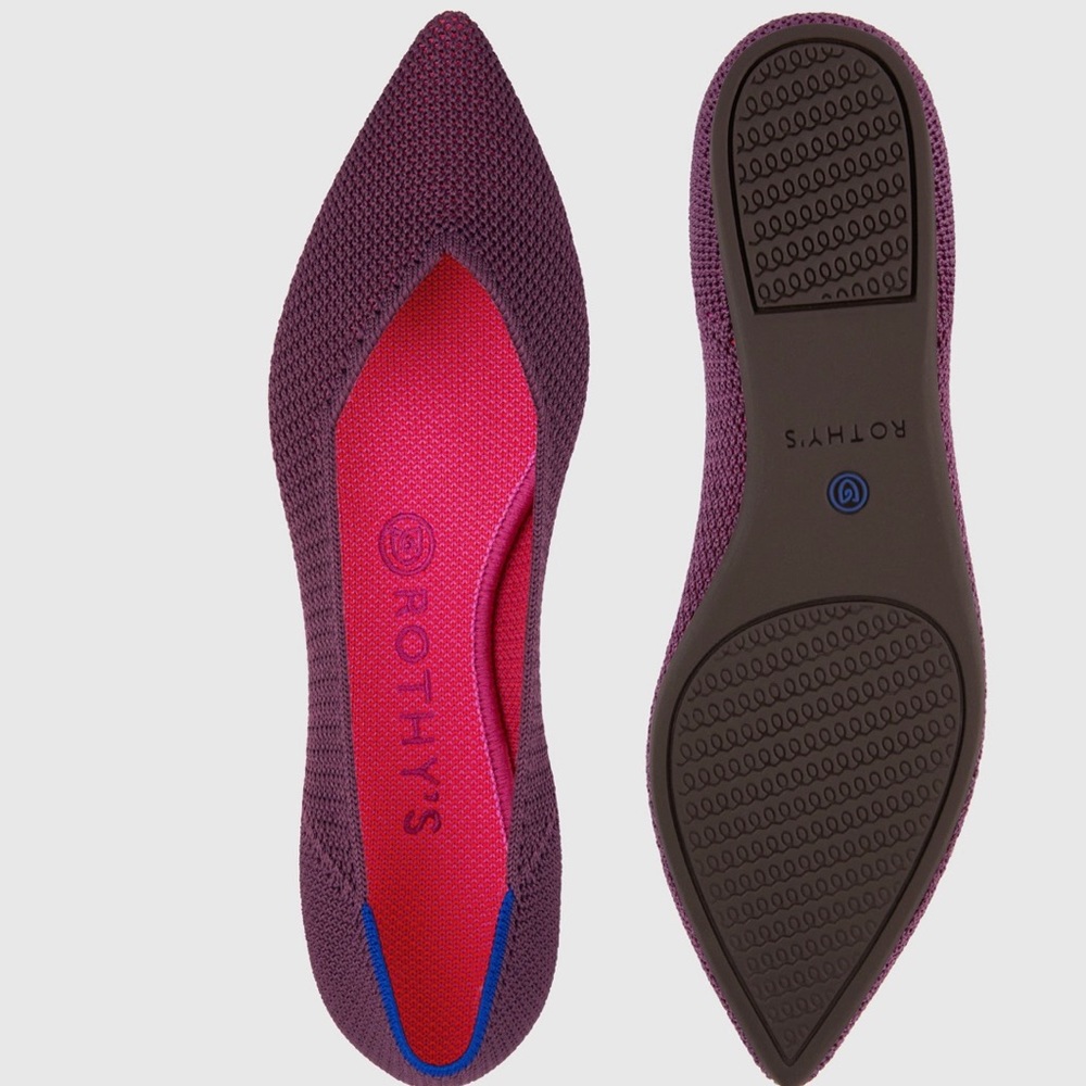 EUC Berry Lattice Rothy Points SOLD OUT